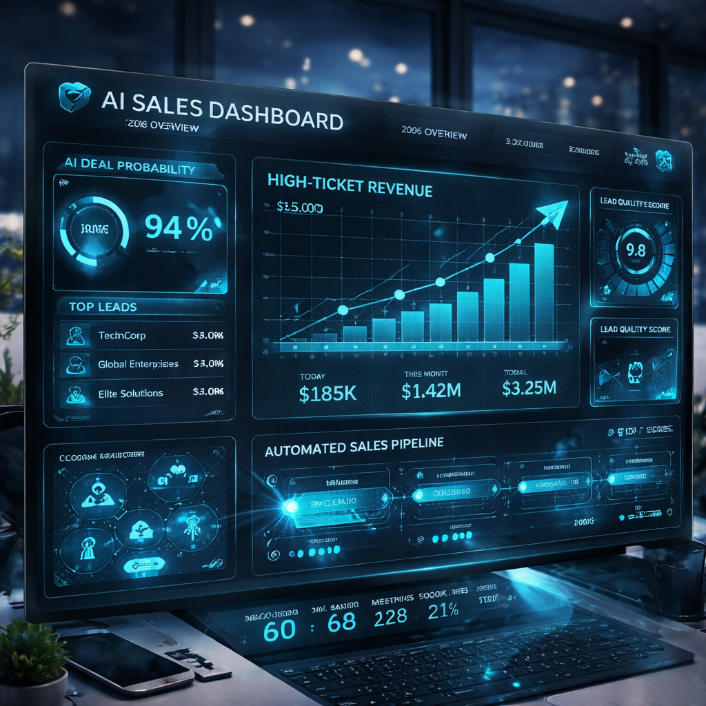 Advanced high-ticket sales strategies and revenue automation